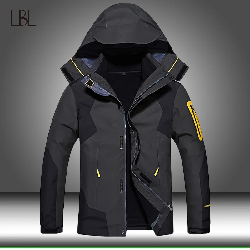 Fleece Jacket Softshell Military-Zipper Waterproof Outwear Warm Male Outdoor Men Hiking