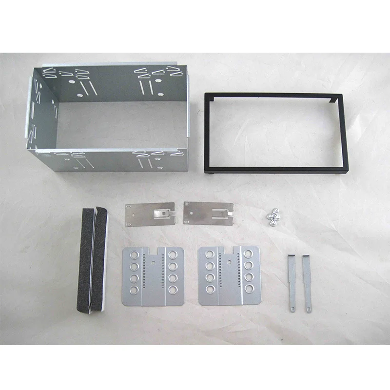 100mm Double Din 2 Universal Mounting Fascias Cage for VW Series Jetta Chico Golf Bora Polo MK3 MK4 DVD Fitting Frame Kits | Автомобили и
