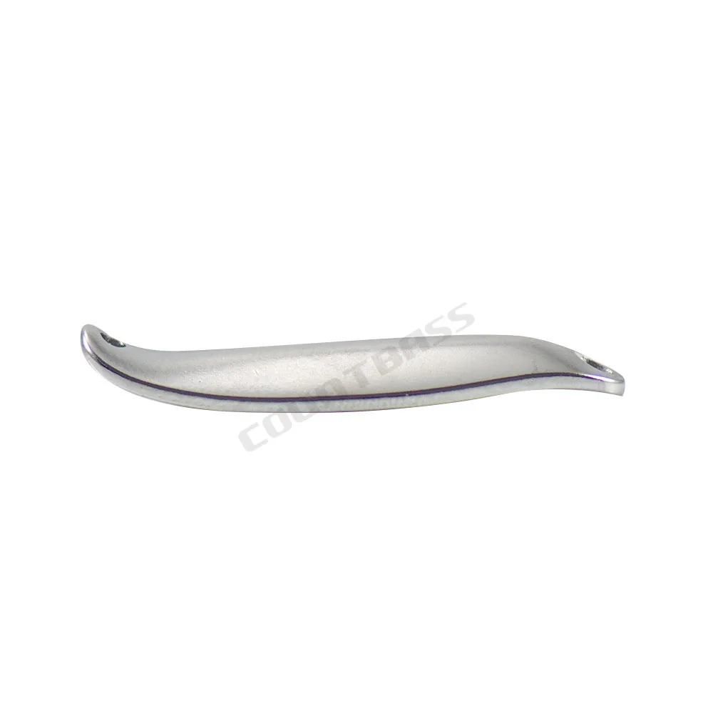 50 шт. латунь тонкий лосося ложка Blanks футболки для девочек Размеры 1/8oz 3,7g, бас, щука приманки