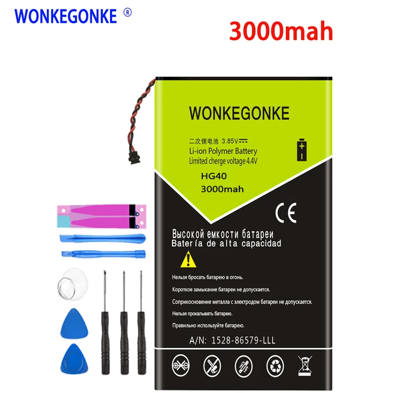 Аккумулятор WONKEGONKE HG40 на 3000 мач для Motorola Moto G5 PLus | Мобильные телефоны и аксессуары