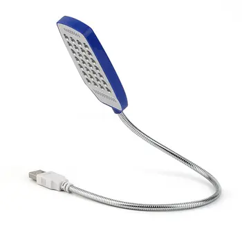 

1pc Bright 28 LED USB Mini Light Flexible Computer Lamp Laptop PC Desk Reading USB LED Lamp Pink/Blue/White lampe usb