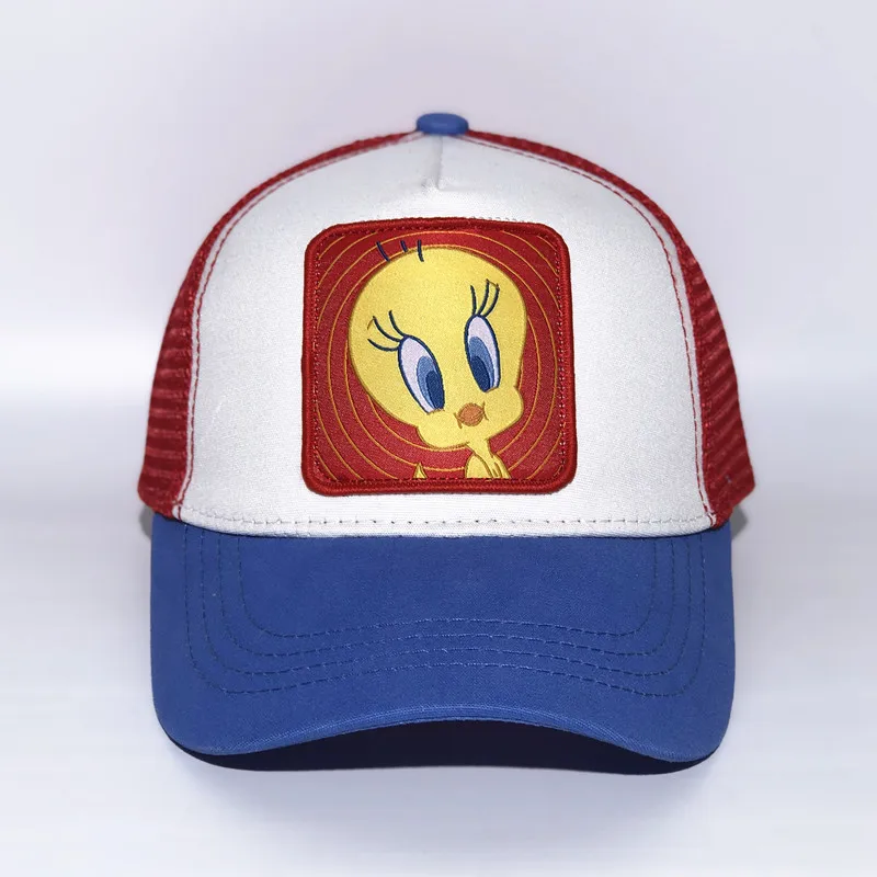 white yellow duck Высококачественная бейсболка с вышивкой в виде Микки Мауса, 5 цветов, хлопковая бейсболка в стиле хип-хоп для мужчин и женщин, сетчатая Кепка для папы, Кепка-Дальнобойщик - Цвет: white yellow duck