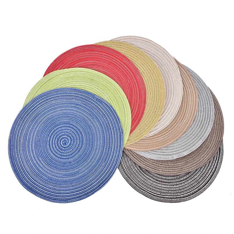 Minimalism Round Heat Insulation Table Mug Mat Pad Placemat Non-slip Coasters