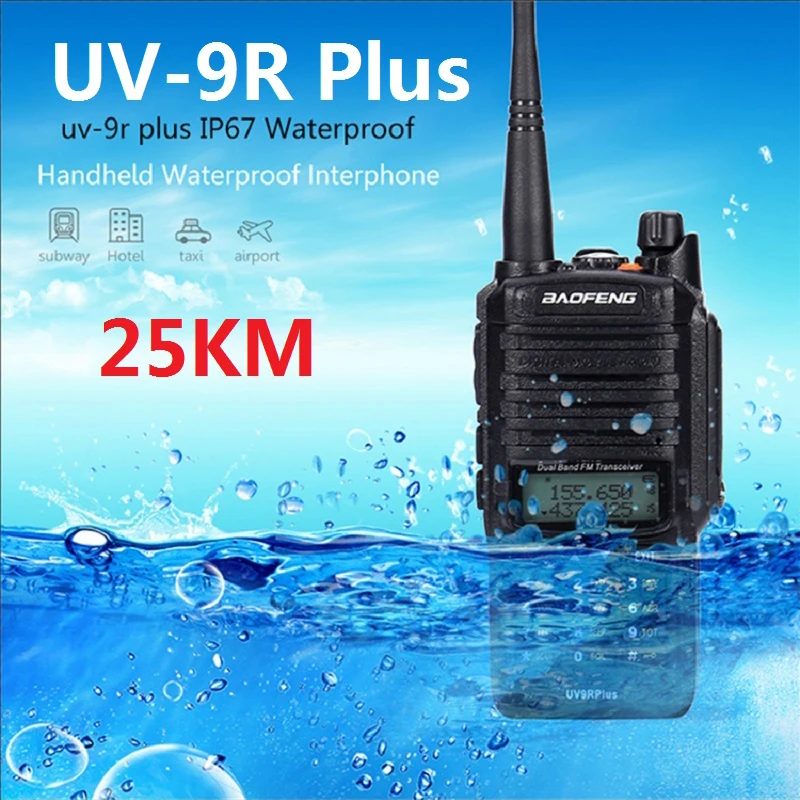 Новинка baofeng UV-9R plus uv-9R и A58 обновленная версия VHF UHF портативная cb радио comunicador Водонепроницаемая baofeng рация