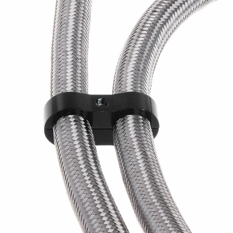 

Truck Hose Seperator Braided Accessories Suv 10AN Clamp Fitting Mount Bracker Gas/Water/Oil/Fuel