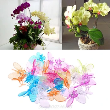 

30 Pcs Cute Butterfly Orchid Clips Plant Clips Garden Flower Vine Support Clips Jy28 20 Dropship