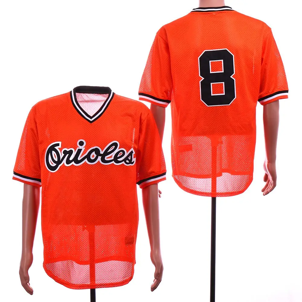 AS PICTURE Сшитая мужская майка Baltimore Cal Ripken Jr Adam Jones Jim Palmer в винтажном стиле - Цвет: AS PICTURE