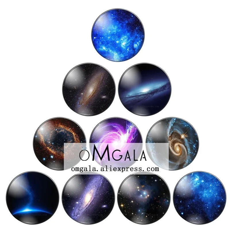 Кабошон Galaxy Out space Planet Cosmicnebula 10 шт. мм/12 мм/18 мм/20 мм/25 мм плоская задняя часть