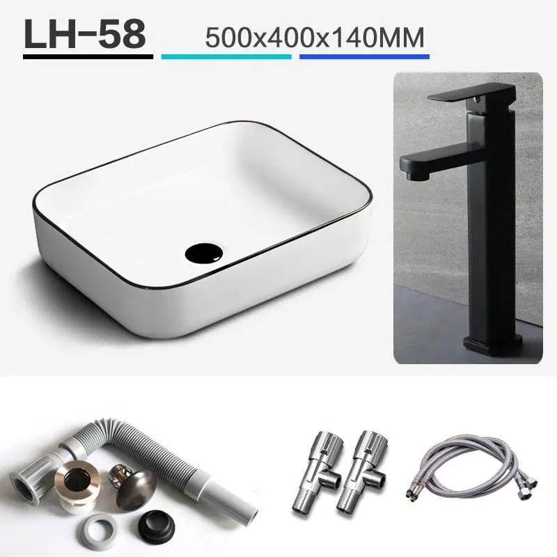 Version J Bain Evier Sobre Encimera Lavandino Bagno Da Appoggio De Mano Para Lavatorio Fregadero Lavabo Pia раковина Куба Banheiro умывальник - Цвет: Version J