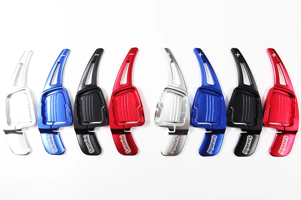 tommia 2pcs Steering Wheel Aluminum Shift Paddle Shifter Extension For Audi Q7- Car-styling
