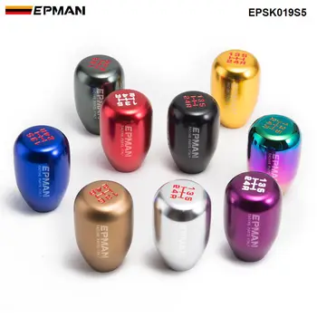 

EPMAN Sport Universal Colorful Aluminum Shift Knob Racing Gear Knob for Most Cars Shifter Konbs EPSK019S5