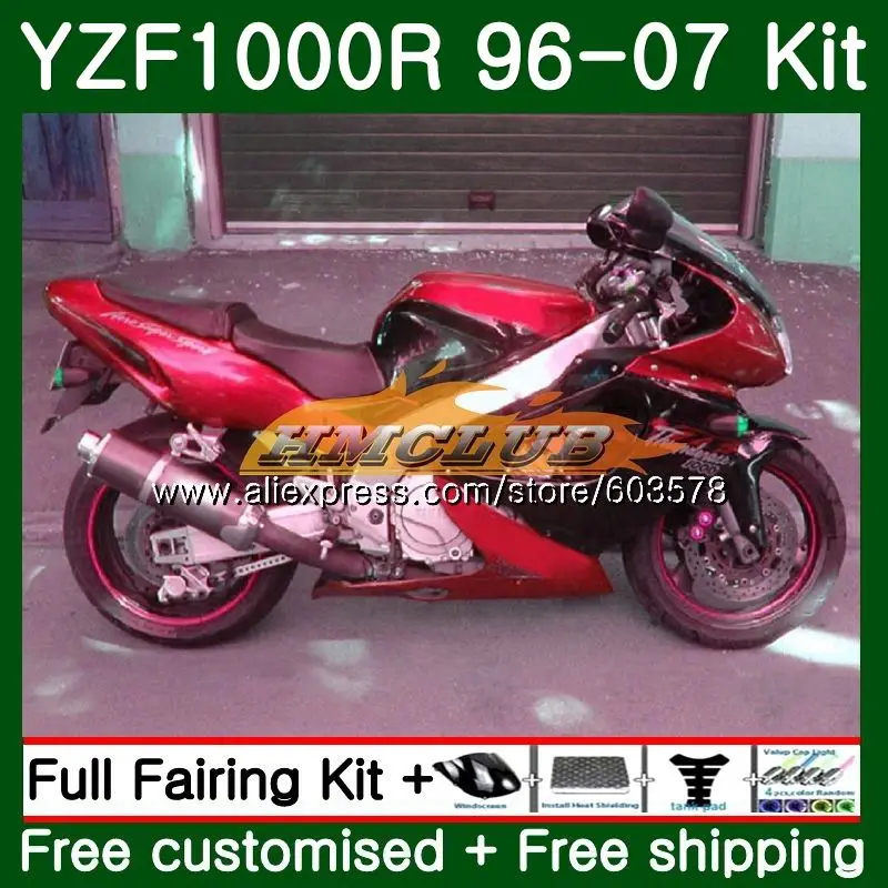 Набор для ухода за кожей YAMAHA YZF1000R Thunderace 1996 2007 61CL. 1 металлический красное вино стекло YZF-1000R YZF 1000R 96 97 98 99 00 01 02 03 04 05 06 07 обтекатель