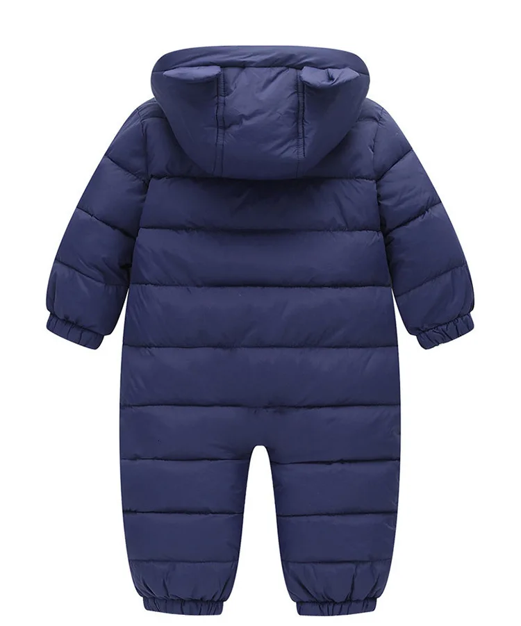 Snowsuit Baby clothes Snow wear Cotton Padded One Piece Warm Outerwear Overalls Romper Kids Winter Jumpsuit Newborn Parkas