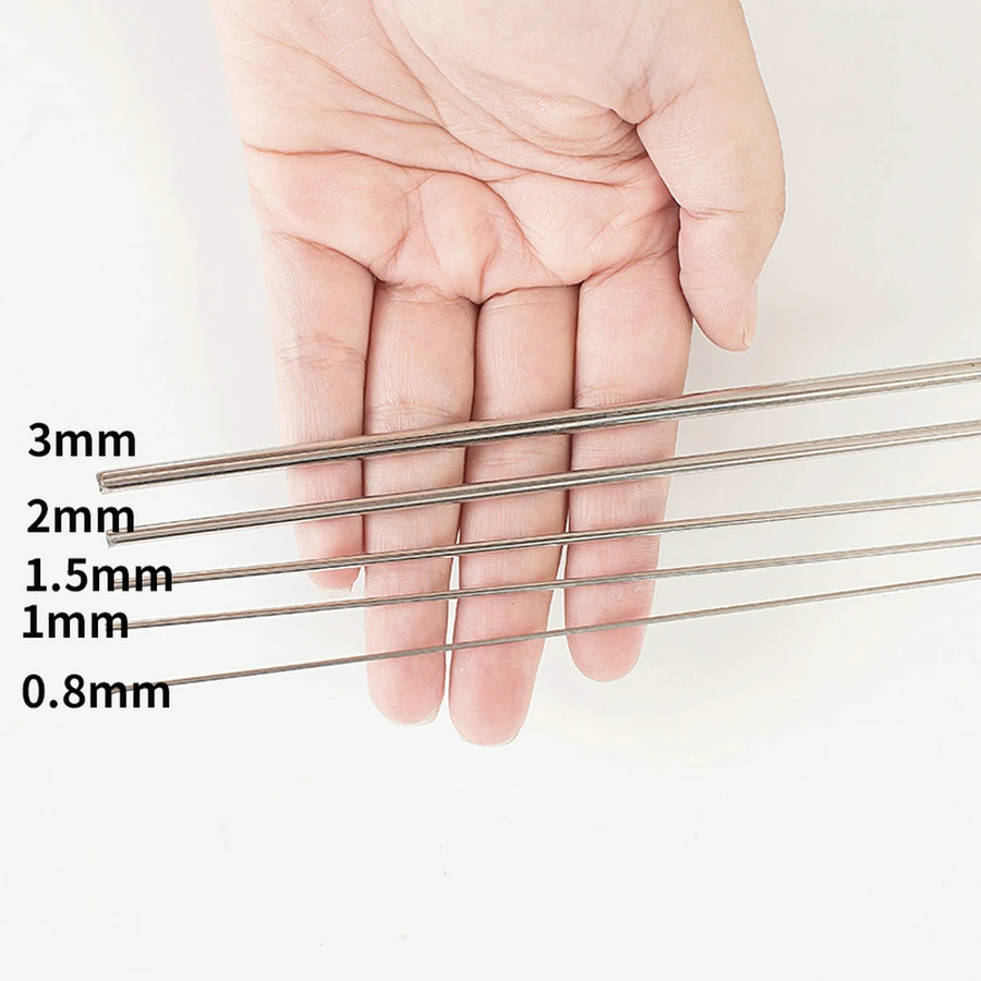 Filo D'acciaio Inox Rigido - Diametro 0,02~3mm, Lunghezza Su Misura Da 1 A 100 Metri