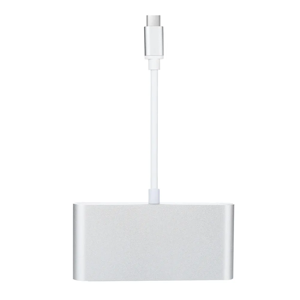 Ouhaobin 4в1 usb-хаб USB C к HDMI HD 4K к RJ45 LAN сетевой адаптер конвертер для ноутбука для телефонов