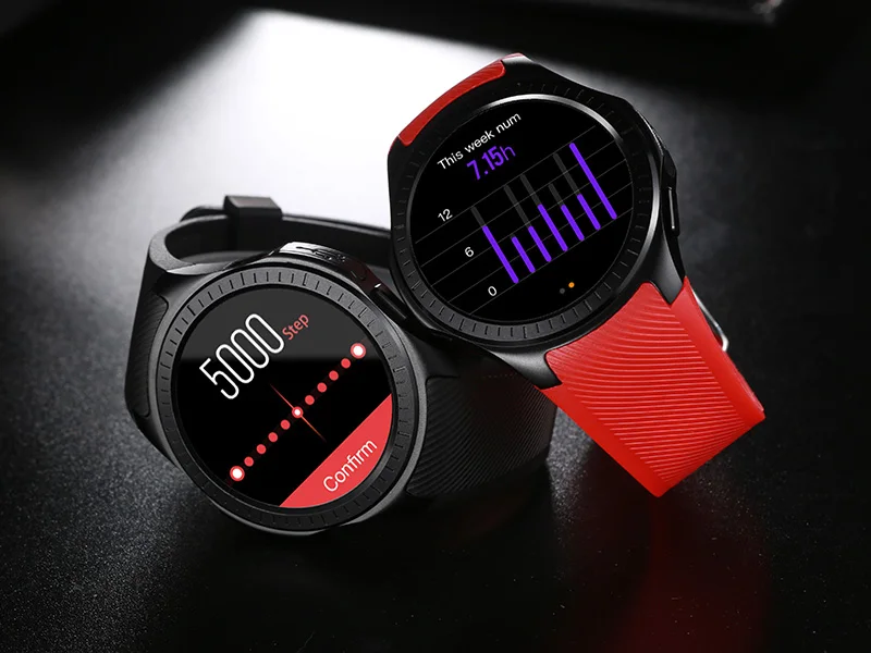 

L1 Smart watch Phone 1.3'' Sports Smart Watch men Android iOS MTK2503 Heart Rate 2G Wifi Bluetooth Call Camera TF Card GPS
