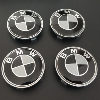 

4pcs/lot 68mm Car Wheel Hub Center Caps Cover Emblem X1 X3 X5 F10 F01 F11 F20 F30 F31 E34 E36 E70 E87 E39 E60 E46 E91 E92 Badge