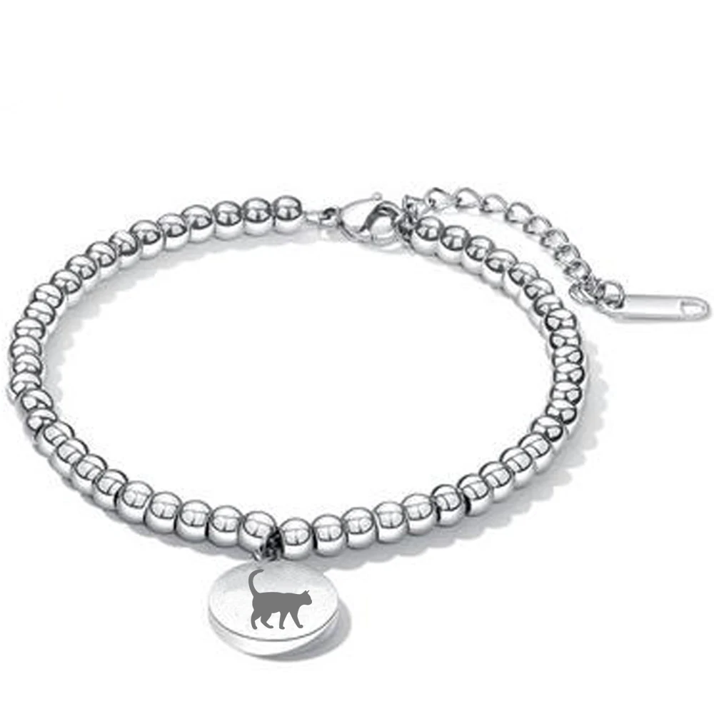 Fashion-Charm-Beaded-Bracelets-For-Women-Stainless-Steel-Female-Jewelry-Bracelets-Adjustable-With-Engraved-Round-Charm (1)