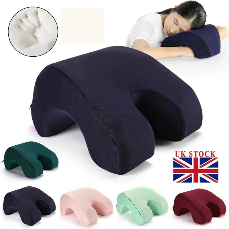 U Shaped Office Nap Rest Plush Hollow Pillow Face Down Sleeping Pillow Support Anti Hand Paralysis Travel Pillows Neck Support Travel Pillows Aliexpress