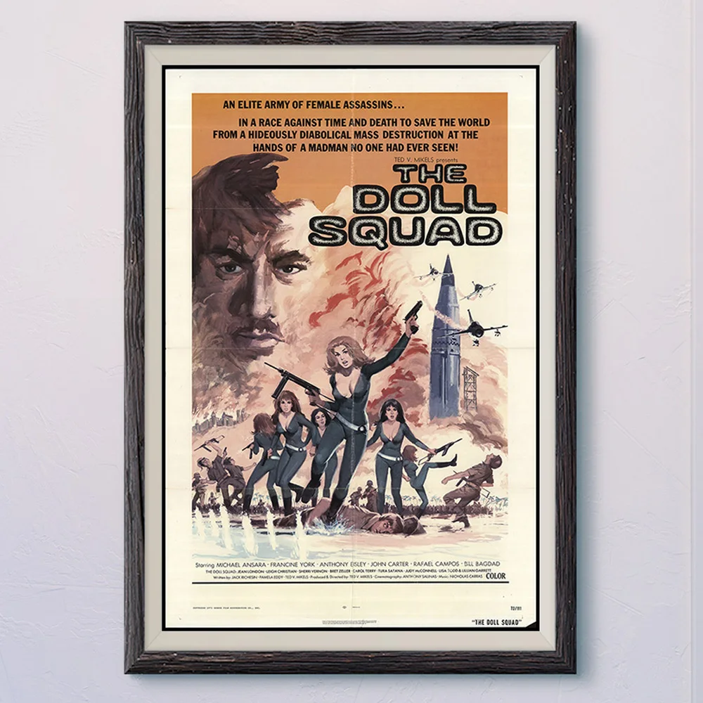 

N406 THE DOLL SQUAD Vintage Classic Movie Wall Silk Cloth HD Poster Art Home Decoration Gift