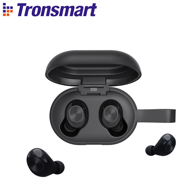 Tronsmart Spunky Beat наушники-вкладыши TWS Bluetooth наушники QualcommChip APTX Беспроводной наушники сопротивление разрыву CVC 8,0, голосовой помощник, 24 часов проигрывания