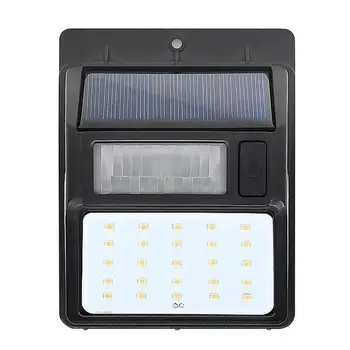

1 Pc Solar Powered Light 3-Sided Illuminated 35LED Outdoor Waterproof Wall Lights Motion Sensor Lamp For Patio Garden Porch