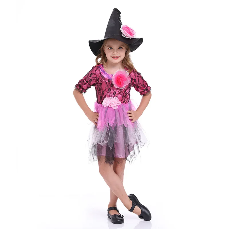 Aitonoble New Costume Child Cute Girls Costume Supergir Dress Girl's Dress Cosplay Halloween For Kids All Saints'