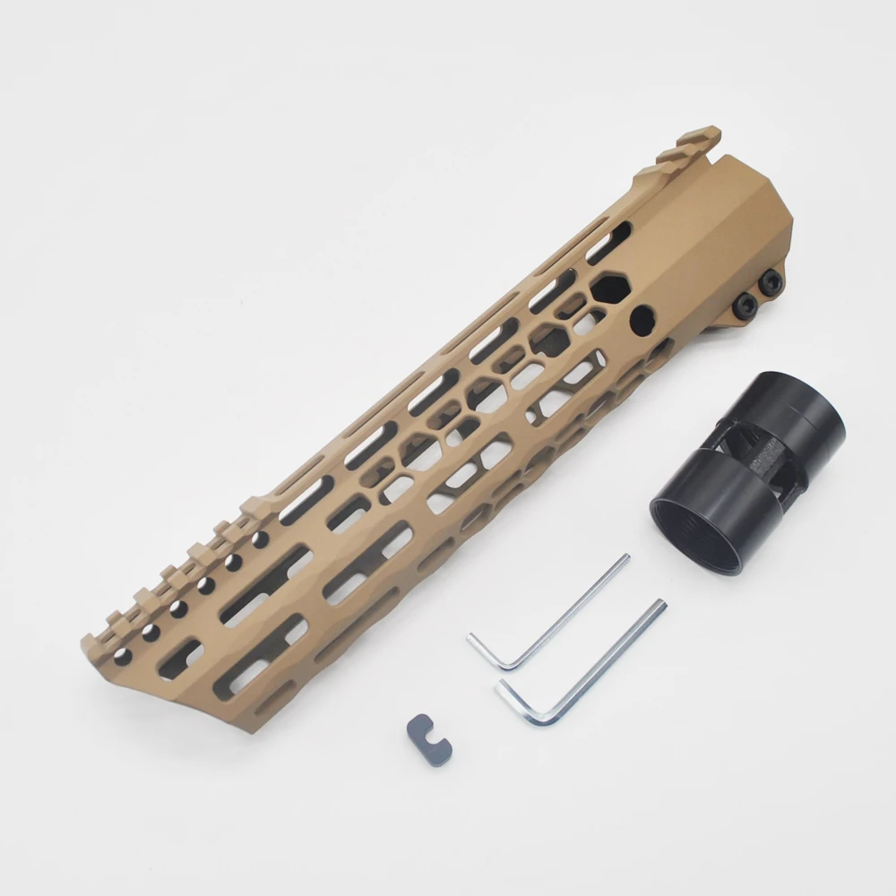 Aplus AR15 Free Float M-lok Handguard Пикатинни для охоты тактическая система крепления прицела 10 дюймов Длина черный/красный/коричневый