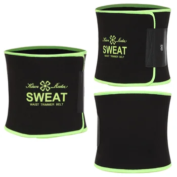 Waist Trainer Belly Shaper Sweat Belt - Green