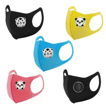 

3Pcs Children Breathing Valve Mask Washable Shield Dust Protective Air Purifying Comfortable Dustproof Face Mouth Mask