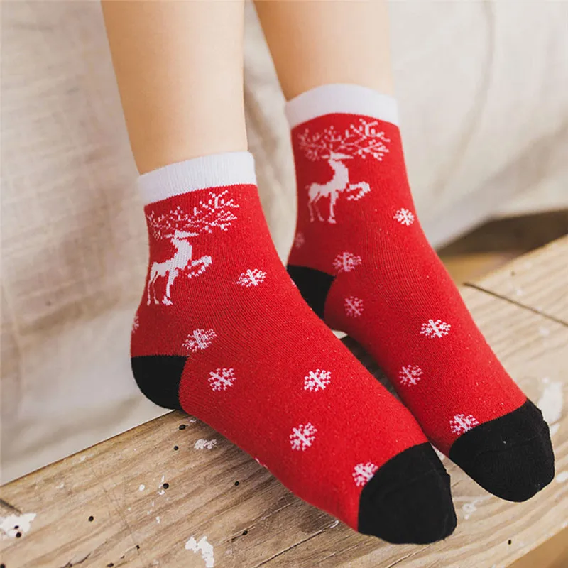 5 пар, милые рождественские Повседневные носки для малышей милые носки унисекс skarpetki dla dzieci#4aa6