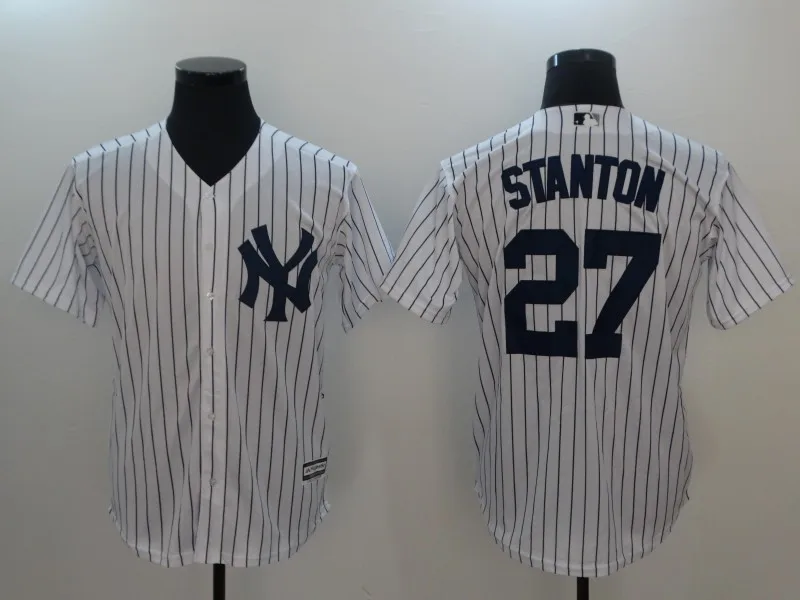 Нью-Йорк Все сшитые мужчины Mariano Rivera 42 Giancarlo Стэнтон 27 Didi Gregorius 18 Gary Sanchez 24 Luis Severino 40 Джерси - Цвет: AS photo