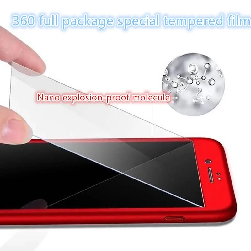 Модный чехол с полным покрытием 360 для iPhone11 6 6S 7 8 Plus защитный противоударный iPhone XS