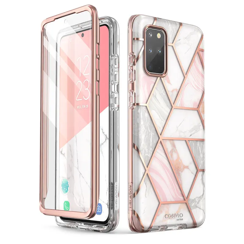 I BLASON со встроенной защитой экрана для Samsung Galaxy S20 Plus 5G Case Cosmo полный корпус
