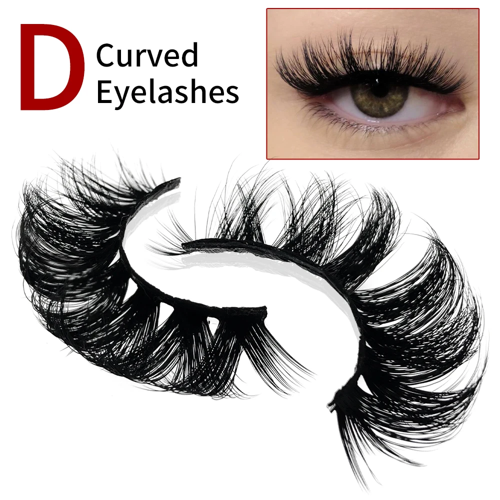 Оптовая продажа ресницы из норки Lashes10/20/50/100 Piars D/DD с изгибом пушистые