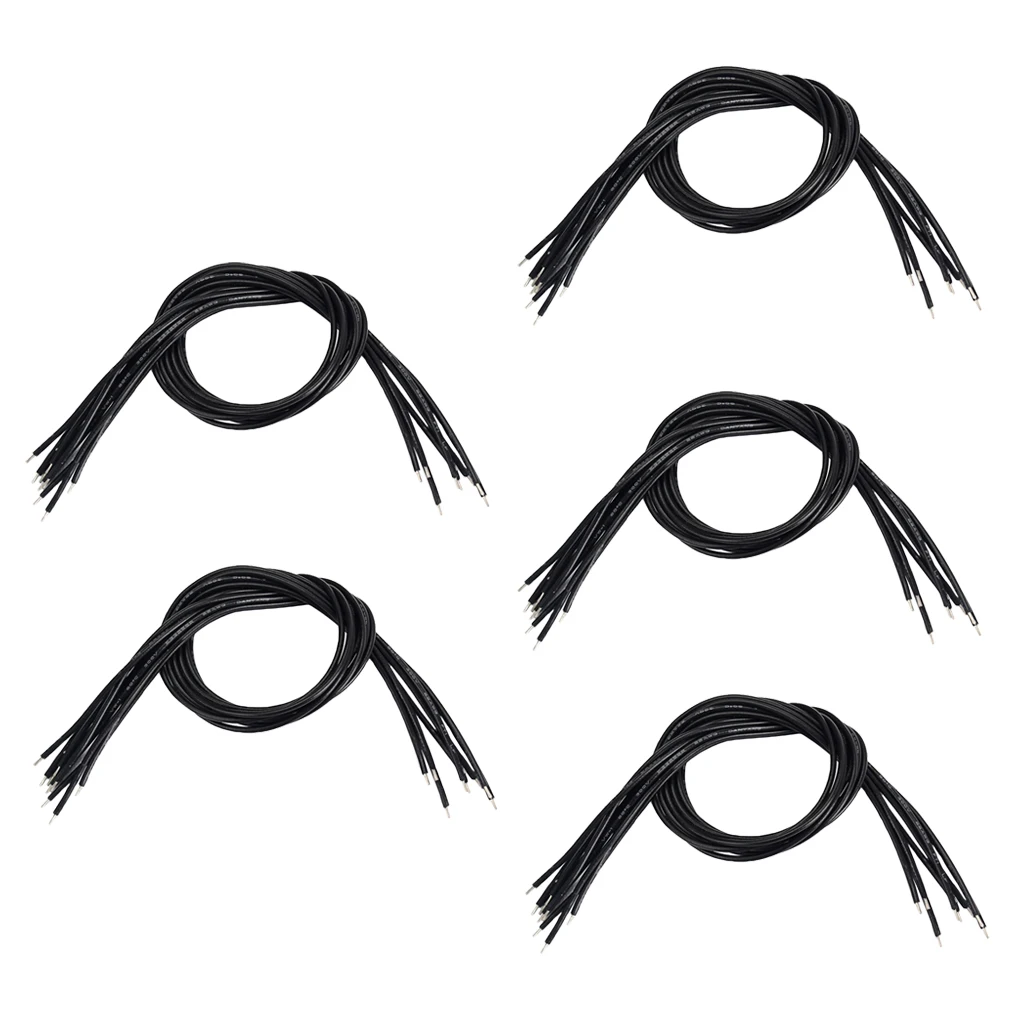 50Pcs Guitar Amp Lead Cord Cable Single Core Connecting Wire for Musical