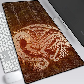 

40x90cm Monster Hunter Game Large Pad Mouse Mat Computer Gamer Locking Edge Mouse Keyboard Mice Mat Pad Waterproof 40x90