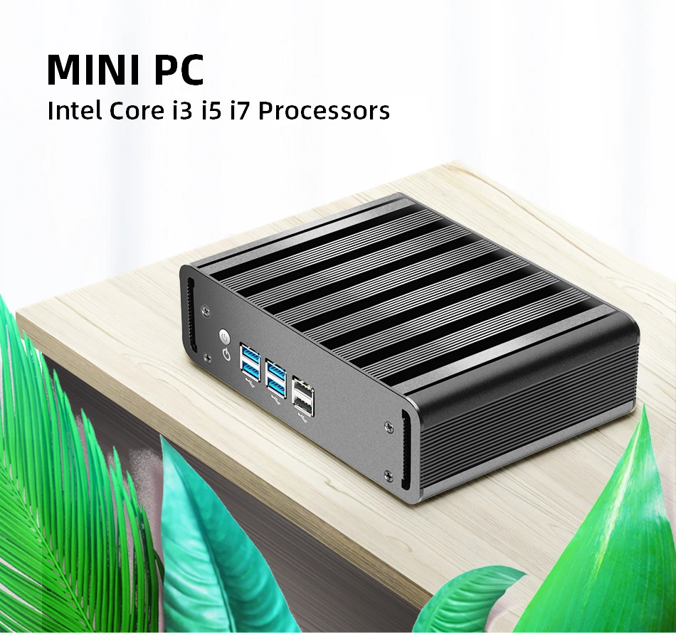 HLY Мини ПК Intel Core i7 4500u i5 i3 2955U Windows 10 7 Linux VGA HDMI 8xusb микро безвентиляторный мини