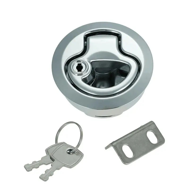 

New Flush Pull Slam Latch Hatch with Lock Door for RV Marine Boat Suitable for replacement