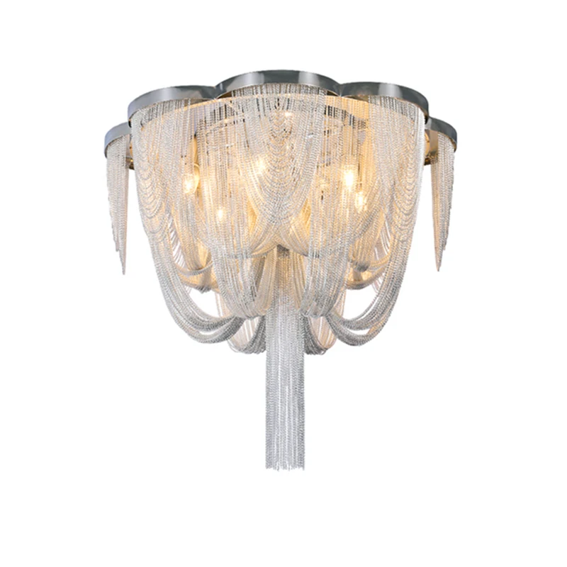 

LED luxury Pendant Light E14 Aluminum Tassel Living Room Bedroom Pendant Lighting Restaurant Decor kitchen Hanging Lamp Fixtures