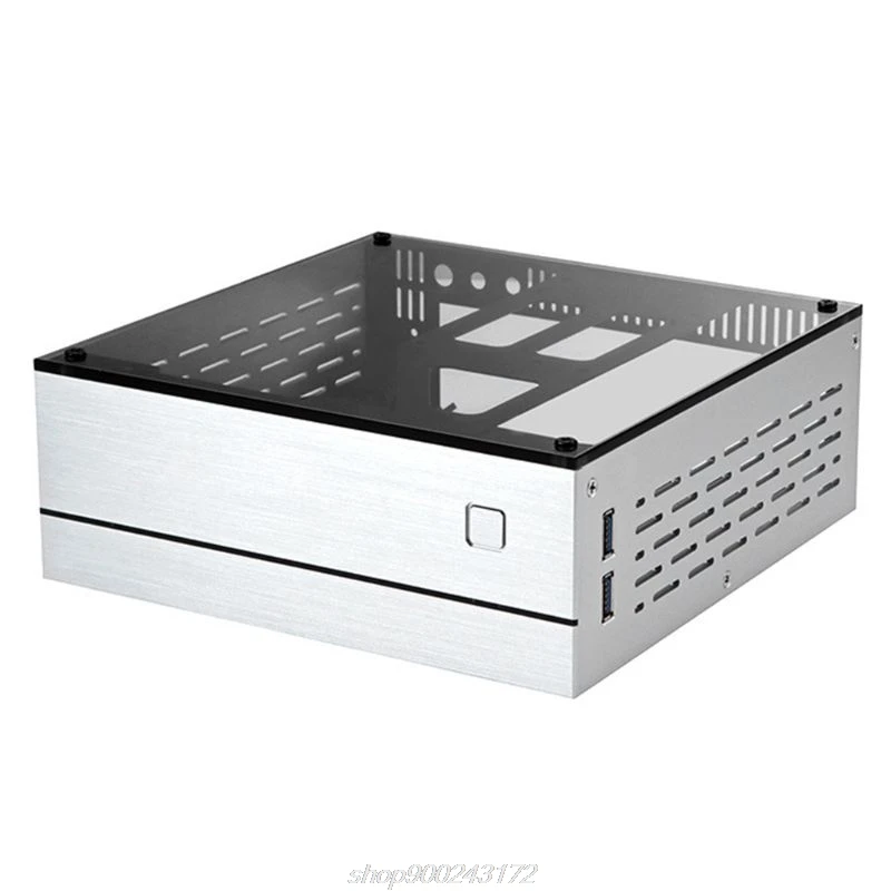 Корпус для компьютера B01 Mini ITX алюминиевый/стеклянный чехол-портфель домашний