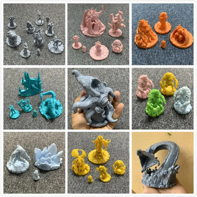 Много подземелий и драконов D & D Cthulhu Wars настольная игра миниатюрные фигурки драконов Мини фигурки наборы Мальчик игрушка подарок
