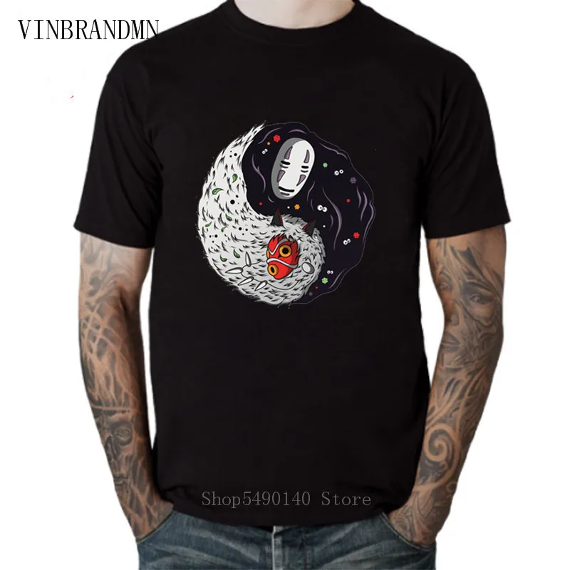 Футболка мужская с коротким рукавом без лица в стиле Харадзюку | Мужская одежда