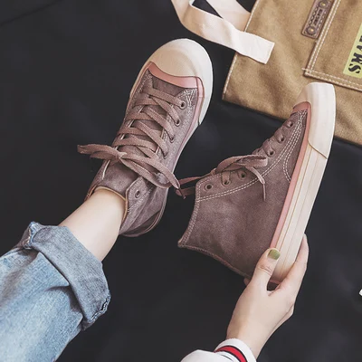 Zapatillas mujer; Повседневная зимняя теплая обувь; женские повседневные кроссовки; обувь на меху для девочек и студентов; высокое качество; известный бренд; Новое поступление - Цвет: Розовый