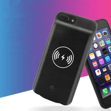 4000 мА/ч чехол для беспроводного аккумулятора для iPhone 6, 7, 8 plus, чехол для аккумулятора, Qi, Беспроводная зарядка, Совместимый Чехол для питания для 7, 8 plus
