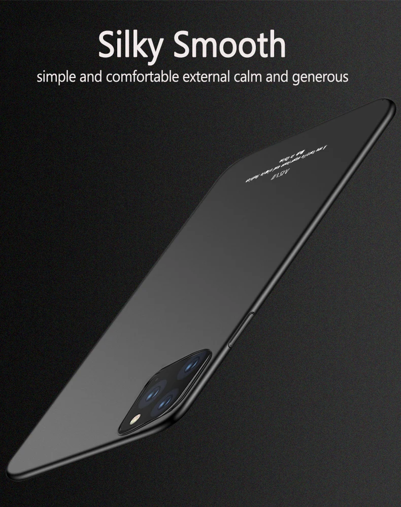 Чехол Msvii для iPhone 11 Pro Max чехол Ультратонкий матовый чехол для Apple iPhone 11 Pro Чехол тонкий чехол для iPhone 11 чехол 11 Pro