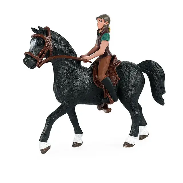 Medieval Knights Model Toy Horse Racing Knight Model Horses Soldier Figures Model Kit Action Figures Model Toy Children Toy 1