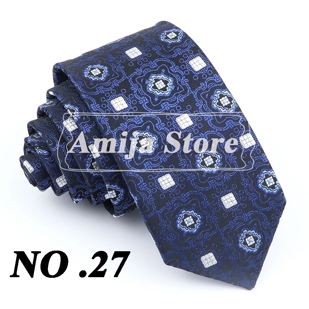 Klassische männer Silm Tie Floral Blume Drucken 6cm Krawatte Männer Original Geschenke Für Prom Zubehör Täglichen Tragen Krawatte hochzeit Party – Detail 30