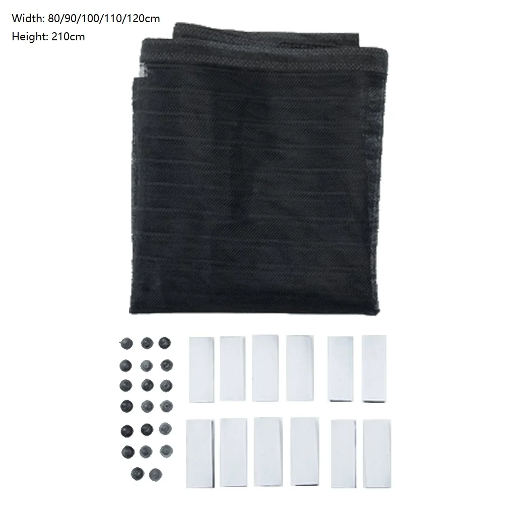 Simple Magnetic Stripe Door Mesh Curtain Closer Mosquito-proof Yarn 5 Sizes