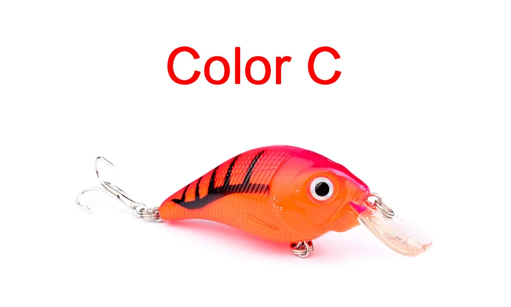 Красный 7,5 см 10,2 г Гольян кренкбейт Swimbait снасти форели искусственные приманки из твердого пластика - Цвет: Красный